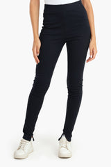 Carina -Leggigngs with Zipper Slits