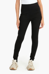 Carina -Leggigngs with Zipper Slits