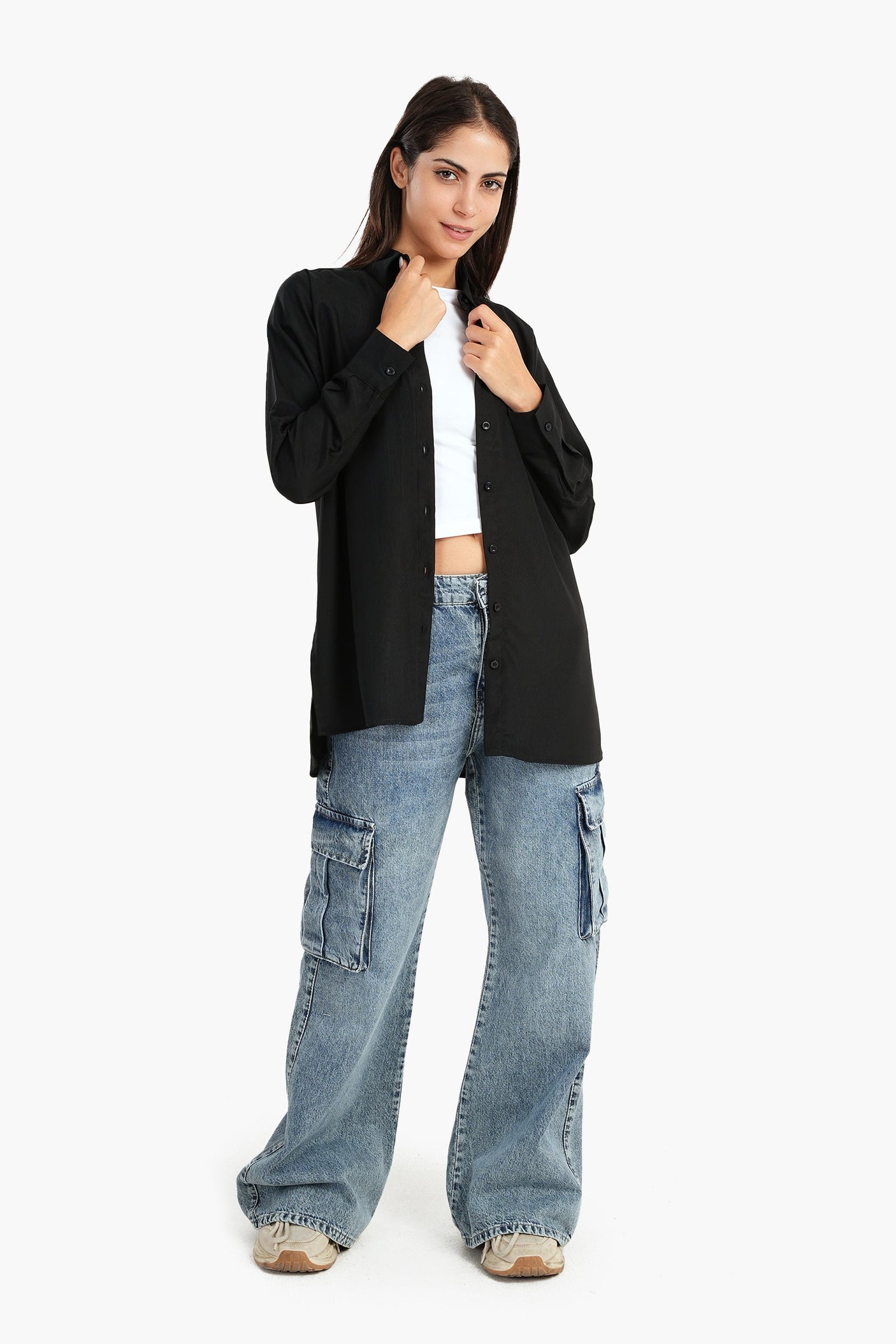 Carina -Hip Length Relaxed Fit Shirt