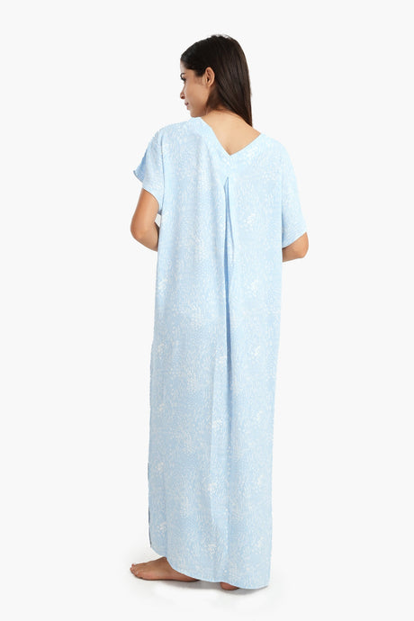 Carina - Light Blue Maxi Nightgown