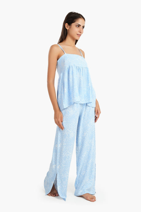 Carina - Light Blue Comfy Pyjama Set