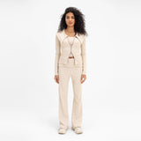 Virmo -  Ribbed Knit Double Zipper for women
