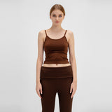 Virmo -  Microfiber Spaghetti Strap Top for women