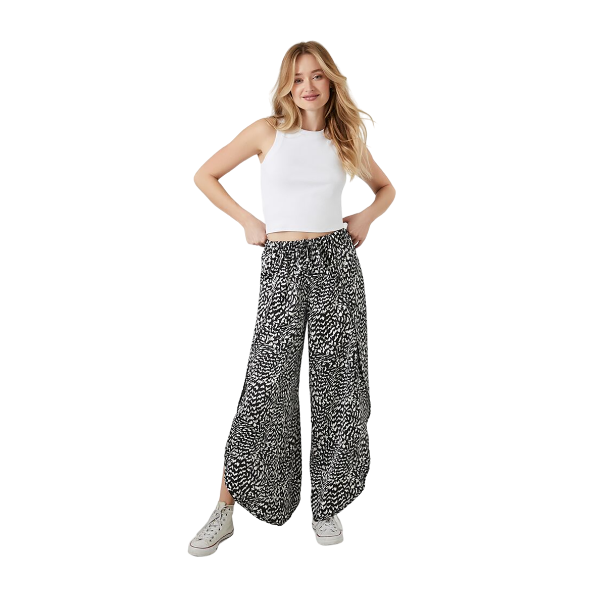 Forever 21 - Abstract Print Palazzo Pants - Sold by FIG