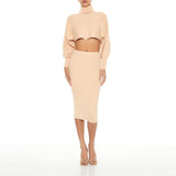 Forever 21 - Turtleneck Sweater & Skirt Set - Sold by FIG