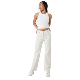 Forever 21 - Twill Striped Straight-Leg Pants - Sold by FIG