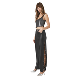 Forever 21 - Faux Leather Rhinestone Chain Pants - Sold by FIG
