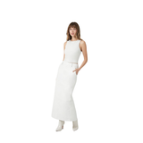 Forever 21 - Faux Leather Slit Midi Skirt - Sold by FIG
