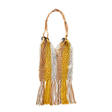 Forever 21 - Striped Fringe Crochet Tote Bag - Sold by FIG