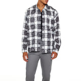 Forever 21 - Frayed Textured Plaid Shirt - Sold by FIG
