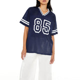 Forever 21 - Oversized 85 Football Jersey Tee - Sold by FIG