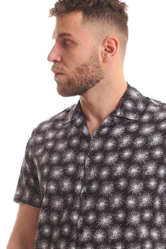 White Rabbit - Fireworks Short Sleeves Buttoned Shirt