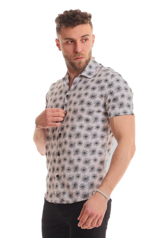 White Rabbit - Fireworks Short Sleeves Buttoned Shirt