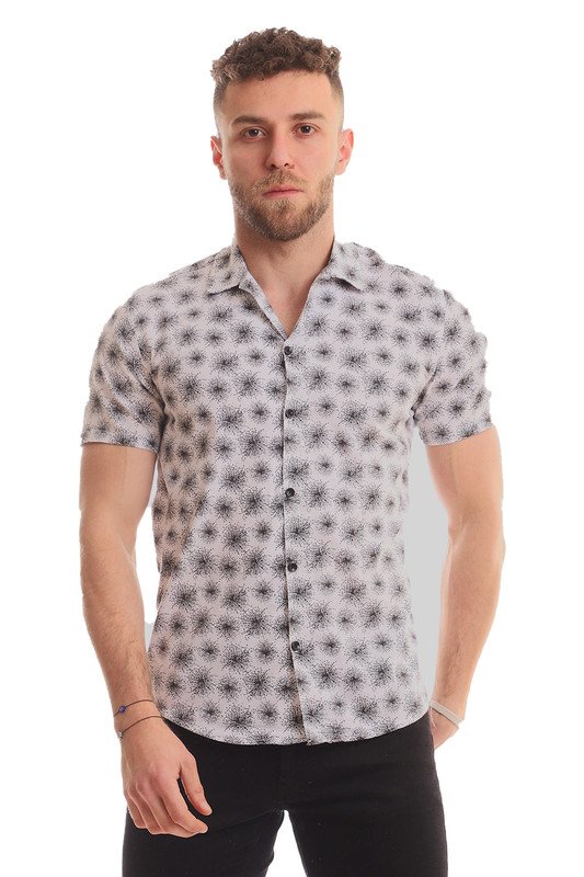 White Rabbit - Fireworks Short Sleeves Buttoned Shirt