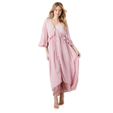 Forever 21 - Butterfly-Sleeve Flounce Maxi Dress - Sold by FIG