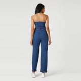 Forever 21 - Denim Tube Jumpsuit - Sold by FIG
