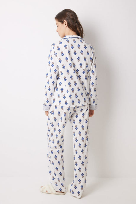 Women Secret - Floral Print Long Sleeve Pajamas for women - Sold by FIG