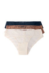 Women Secret - 3-Pieces Wide Brazilian Panties for women - Sold by FIG