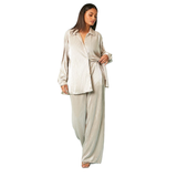 Forever 21 - Ribbed Metallic Shirt & Pants Set - Sold by FIG