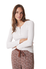 Women Secret - Long Sleeve Ribbed Shirt for women - Sold by FIG