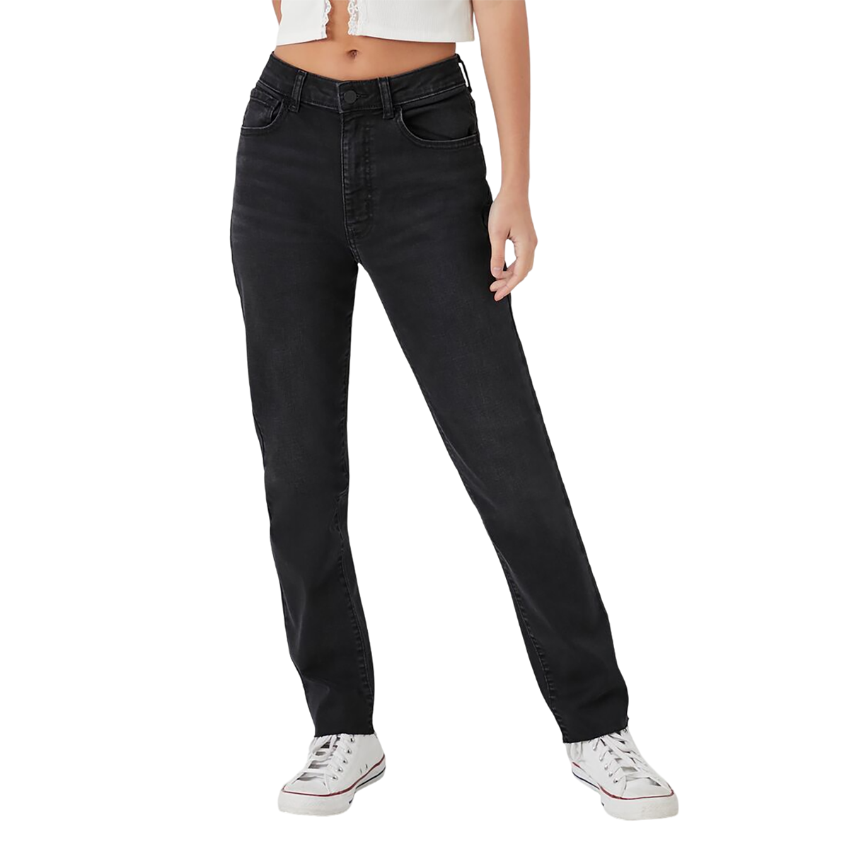 Forever 21 - High-Rise Mom Skinny Jeans - Sold by FIG