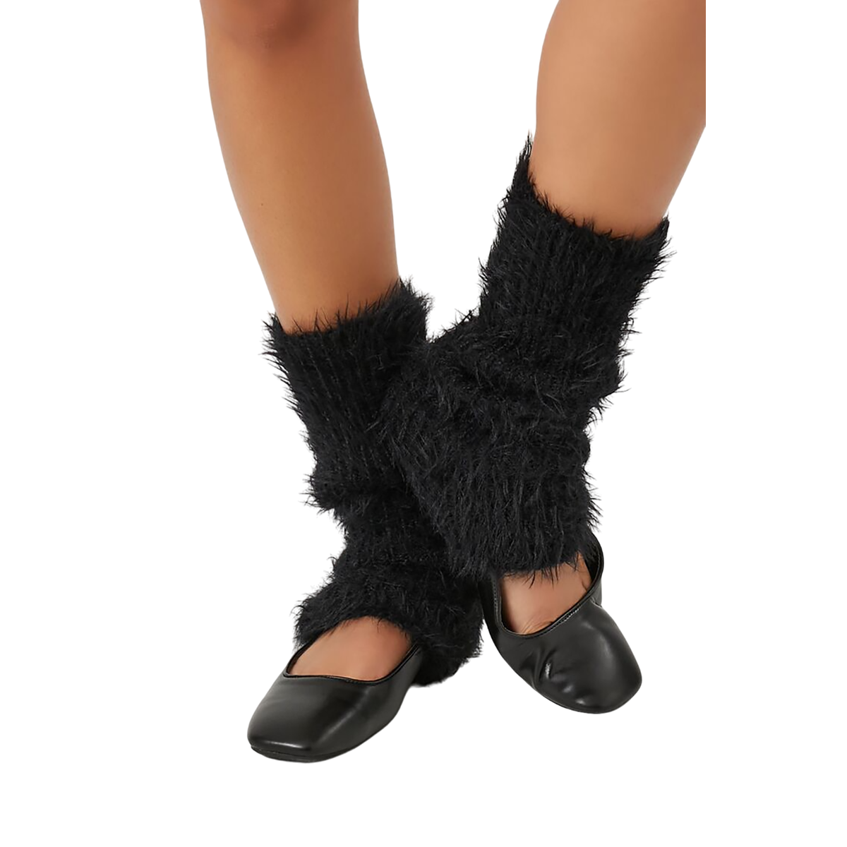 Forever 21 - Fuzzy Knit Leg Warmers - Sold by FIG