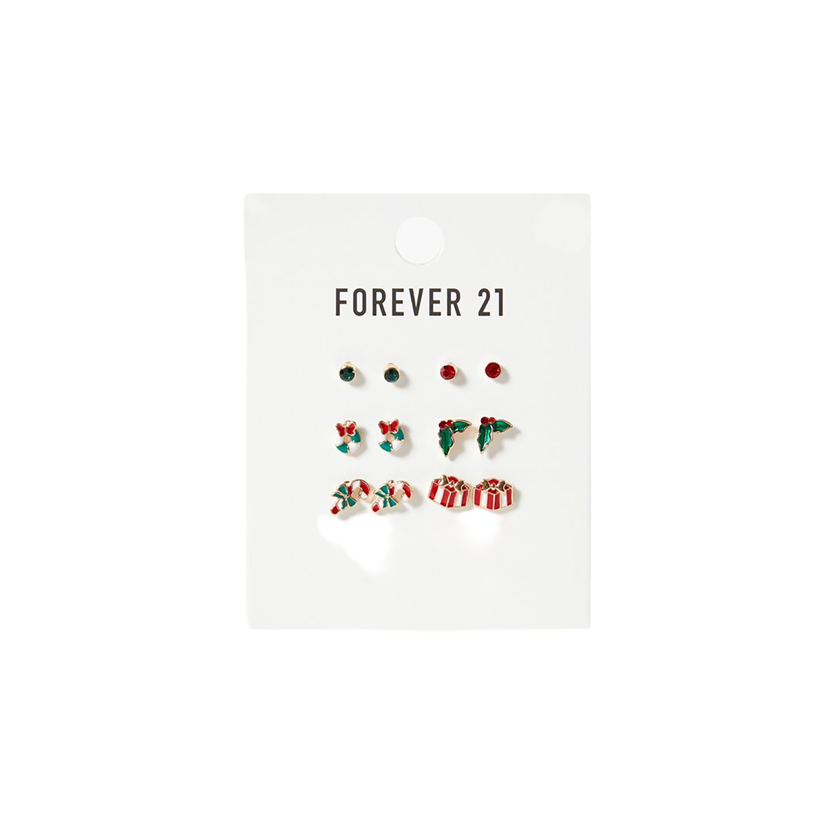 Forever 21 - Christmas Stud Earring Set - Sold by FIG