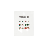 Forever 21 - Christmas Stud Earring Set - Sold by FIG