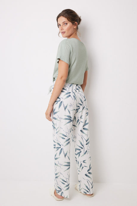 Women Secret - Leaf Print Pajamas Pants for women - Sold by FIG