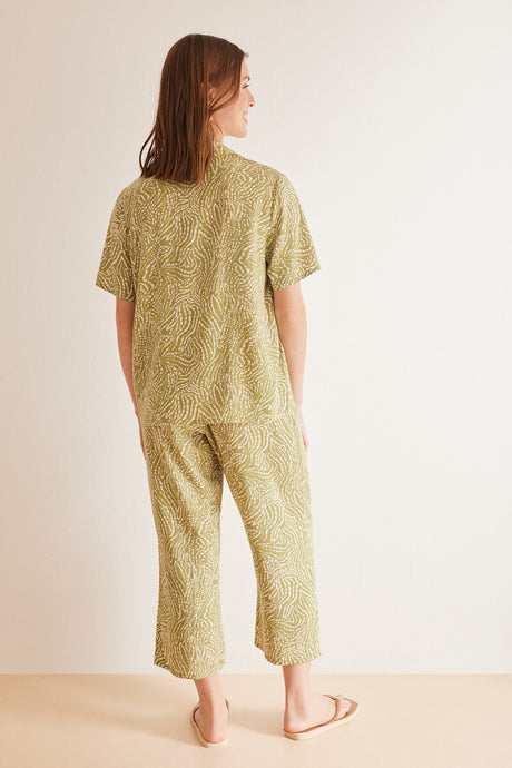 Women Secret - Ethnic Capri Shirt Pajamas for women - Sold by FIG