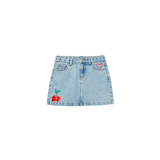 Forever 21 - Patch Denim Skirt - Sold by FIG