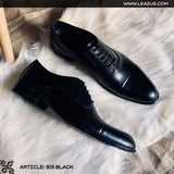 Leazus - Derby Classic shoes - 503 Black