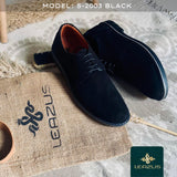 Leazus - leather Smart Casual Shoes - S-2003 black