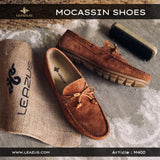 Leazus - LEATHER MOCCASIN SHOES - M400