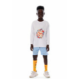 Anja - White Volleyball T-Shirt 0072-For boys