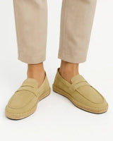 Leazus - Leather Cangro Espadrilles - Beige