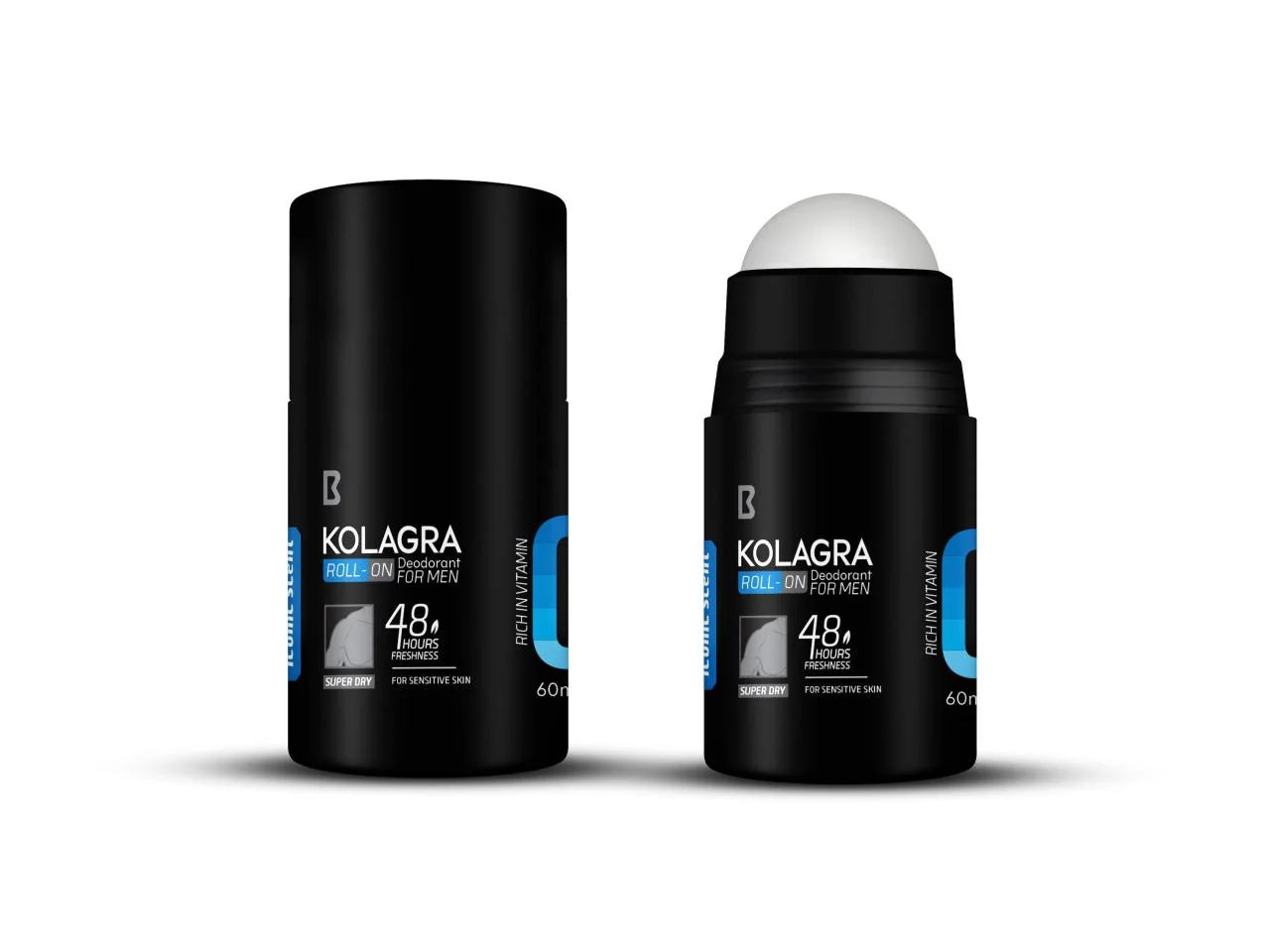 kolagra-super-dry-48h-mens-roll-on-deodorant-iconic-scent - 60ml
