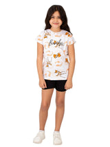 children’s summer pajamas-Sweet girl