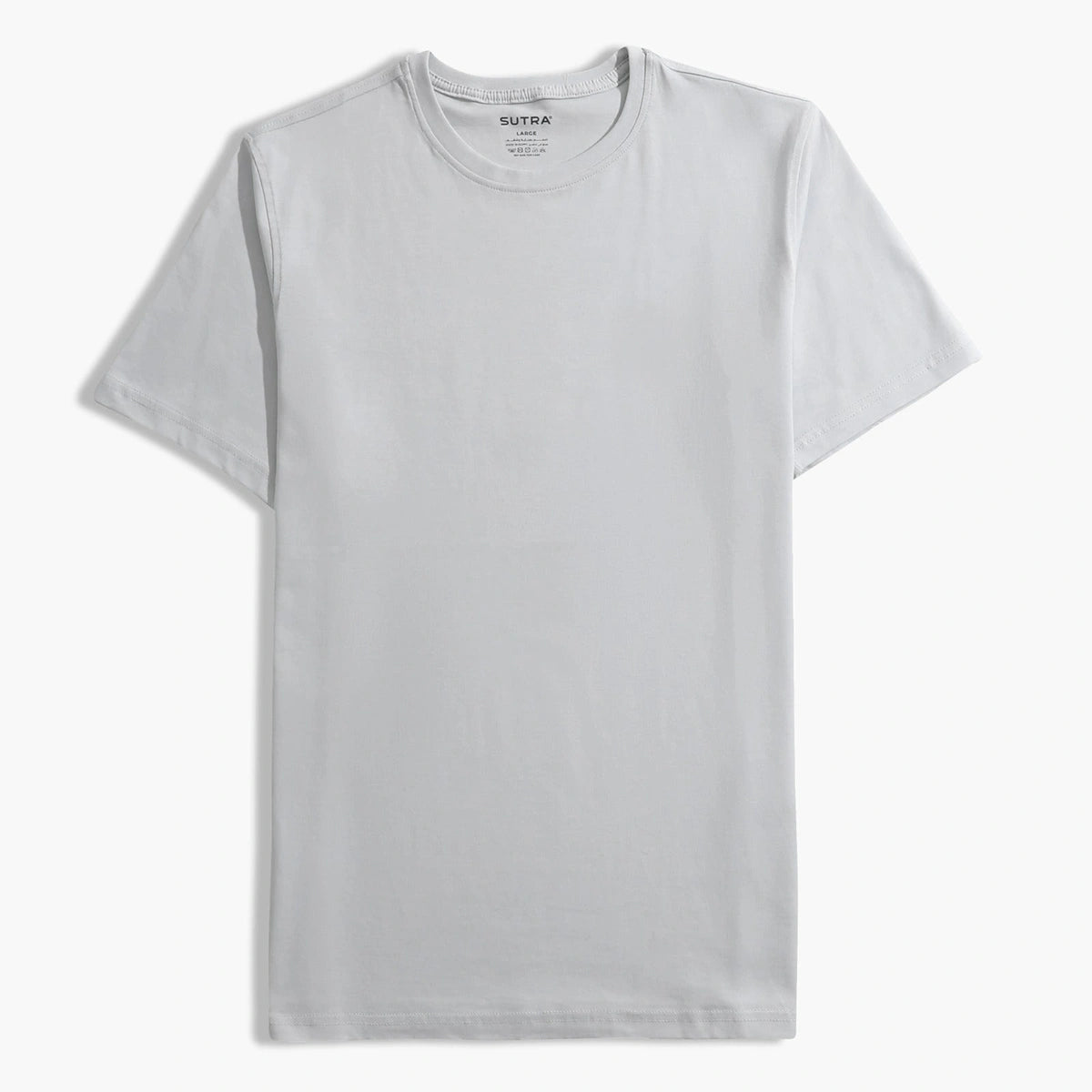 Sutra - Basic Slim Fit Round T_Shirt