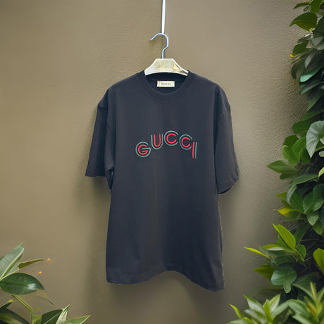 White Rabbit - Comfy Printed Black T-Shirt