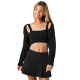 Forever 21 - Crop Top & Shrug Sweater Set - Sold by FIG