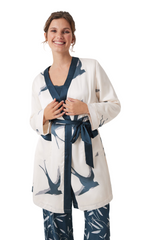 Women Secret - Bird Print Midi Robe for women - Sold by FIG