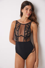 Women Secret - Mesh Halter Bodysuit for women - Sold by FIG