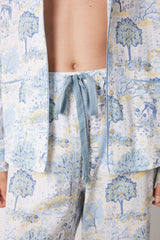 Women Secret - Long Landscape Printed Pajamas Set for women - Sold by FIG