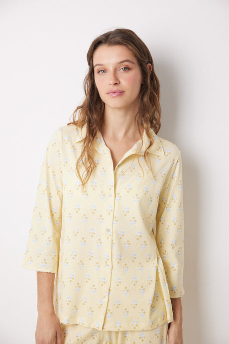 Women Secret - Long Printed Flowers Pajamas Set for women - Sold by FIG