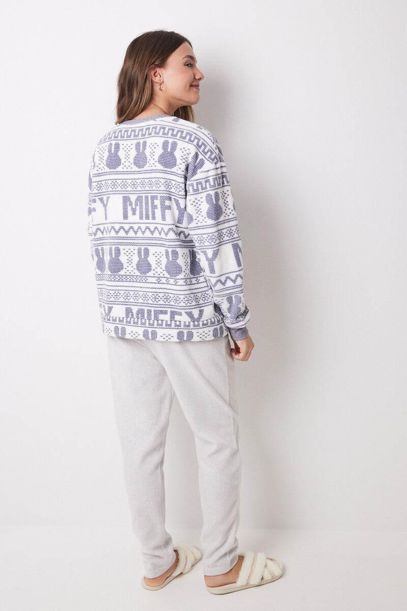 Women Secret - Miffy Long Fleece Pajamas for women - Sold by FIG