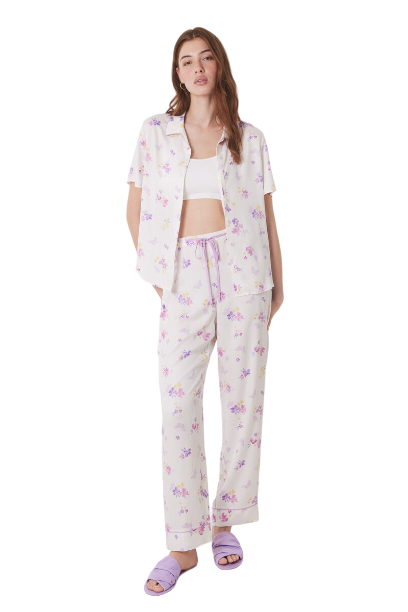 Women Secret -  Butterfly Print Pajamas Set for women - Sold by FIG