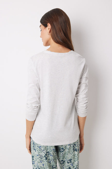 Women Secret - Long Sleeve Pajamas T-Shirt  for women - Sold by FIG