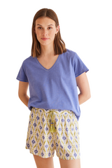 Women Secret - Ikat Geometric Print Shorts for women - Sold by FIG