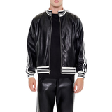 Forever 21 - Varsity-Striped Bomber Jacket - Sold by FIG